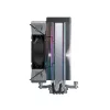 Gaisa dzesētājs Montech NX400 ARGB, 120 mm ventilators, FDB, 800–1950 RPM, TDP 270 W, melns