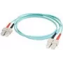 Optiskā šķiedras dupleksais kabelis FISCHER C2G 10Gb 50/125 OM3 PVC 10Gb/s 50/125µm OM3 Duplex