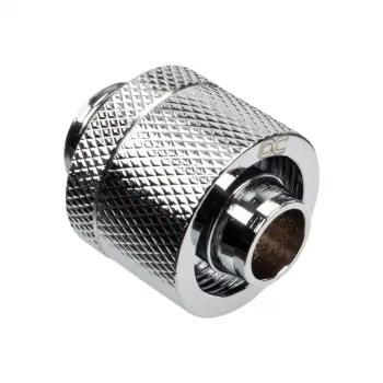 Alphacool Eiszapfen savienotājs taisns G1/4 collas AG uz 16/10mm - hromēts sudrabs