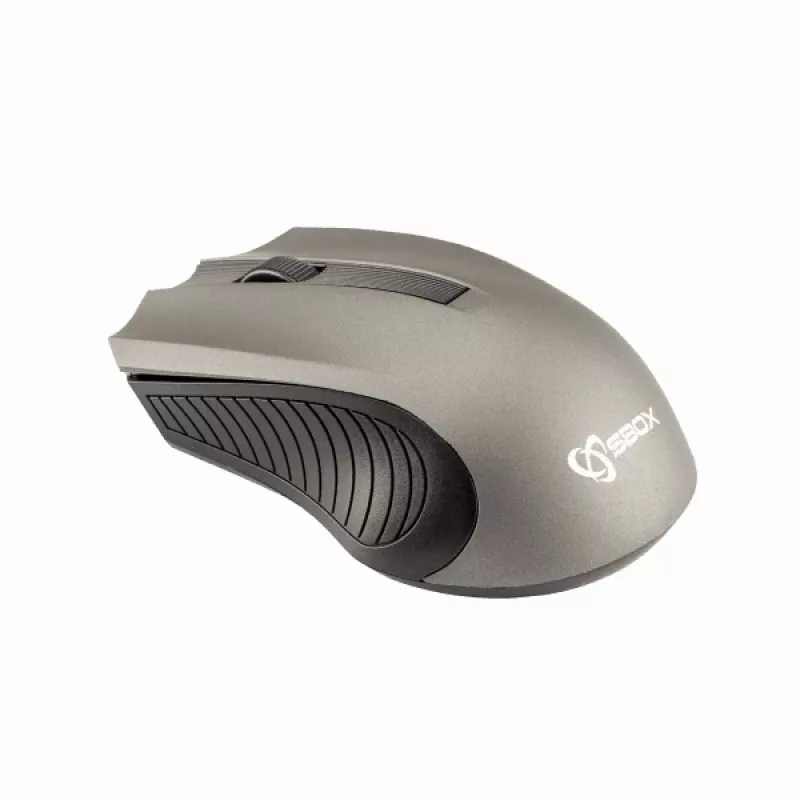 Sbox WM-373G bezvadu pele, pelēka