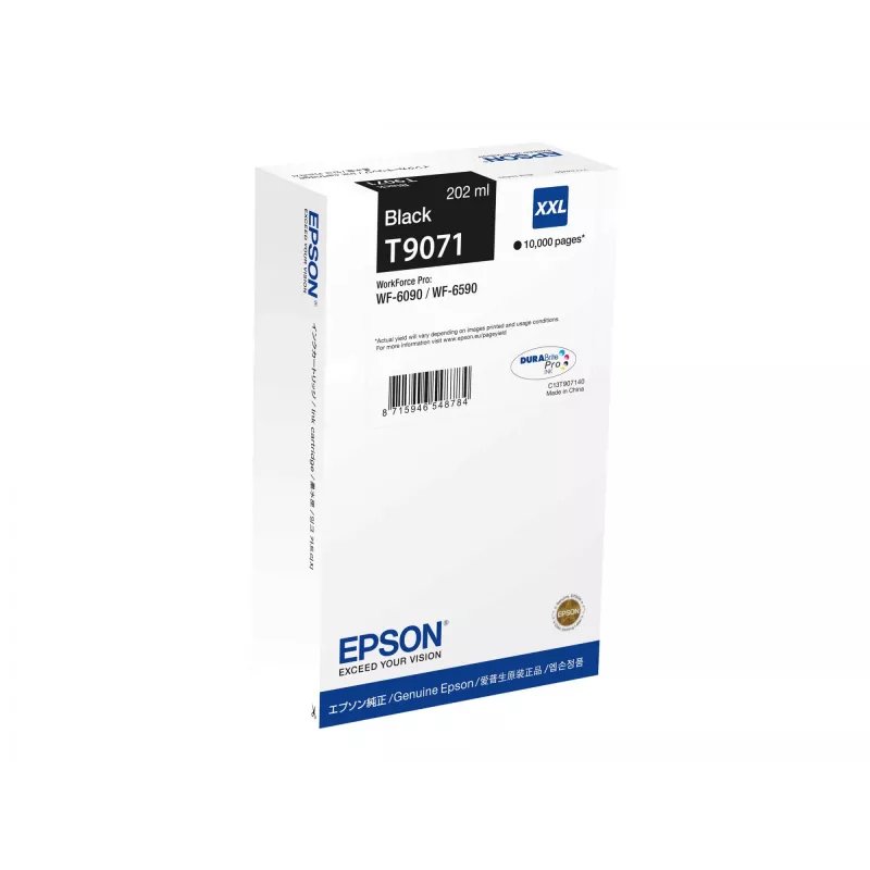 Epson C13T90714N oriģinālā melnā tintes kasetne, 1 gab.