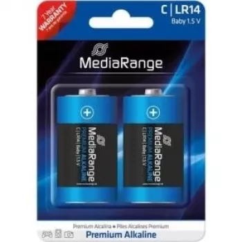 MediaRange Premium - Baterija 2 x LR14 / C tips - sārma - 5960 mAh (MRBAT 108)