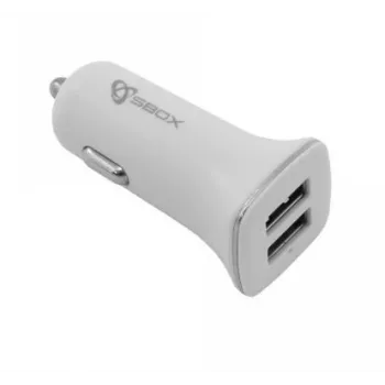 Barošanas adapteris SBOX DD-CC-224-W balts — SBOX pārnēsājamo ierīču lādētājs
