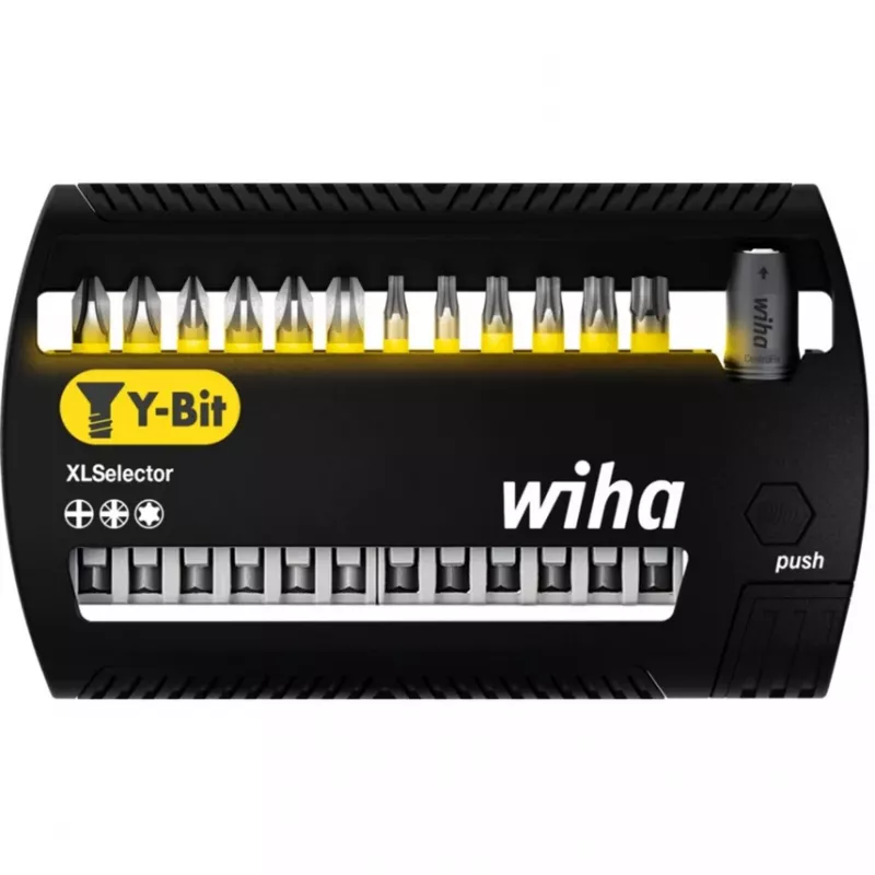 WIHA 41834 - Bitu komplekts XLSelector, 13-det., jaukts, 50 mm, Y-Bit (41834)