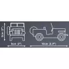 Cobi konstrukciju rotaļlieta Jeep Willys CJ-2A zaļš modelis 24517 – ķieģeļu būvēšanas komplekts