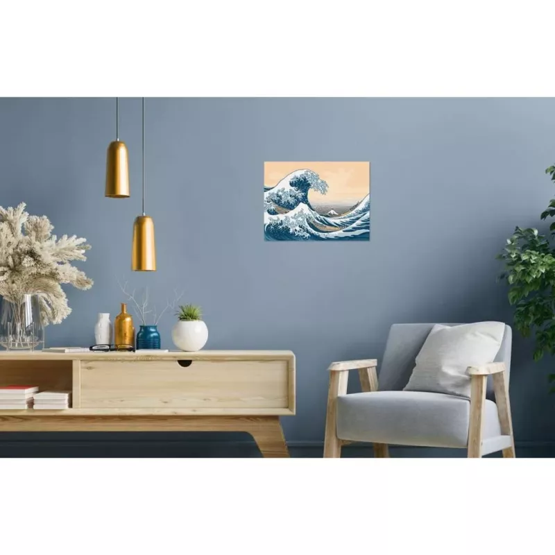 Gleznošanas komplekts Ravensburger CreArt ART Collection The Great Wave Hokusai 23690 — krāsošanas pēc numuriem mākslas komplekts