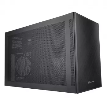 SilverStone SST-SG17B Micro-ATX / Mini ITX korpuss - melns