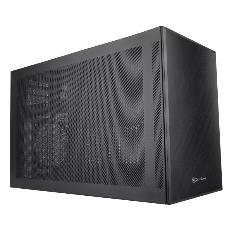 SilverStone SST-SG17B Micro-ATX / Mini ITX korpuss - melns