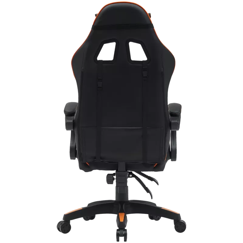 Spēļu krēsls CANYON Core SGCH2 melns/oranžs — ergonomisks dizains, regulējams augstums