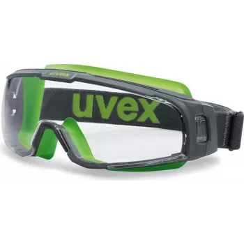 Aizsargbrilles Uvex 9308245 pelēkā/zaļā krāsā