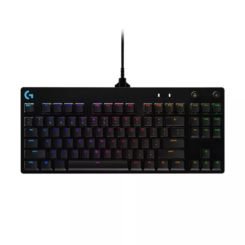 Logitech G PRO spēļu tastatūra - Tastatūra - QWERTY - spāņu - Melna (920-010593)