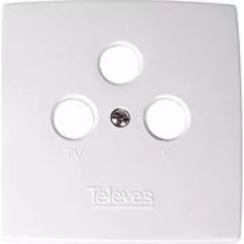 Wall Plate Televes 544302 balta