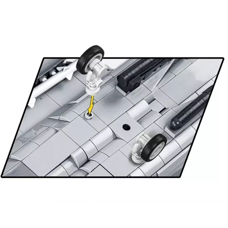 Cobi Building Blocks Boeing F-15EX Eagle II modeļa komplekts COIB-5900, kolekcionējams mēroga konstrukcijas komplekts