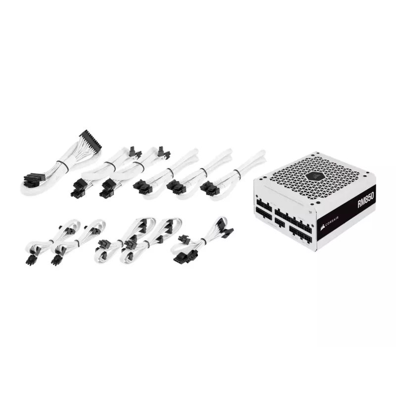 Corsair | Pilnībā modulārs barošanas bloks | RM balta Series RM850 | 850 W