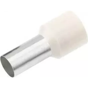 Cimco 187107 uzmava 0,5 mm² daļēji izolēta balta 100 gab. (187107)