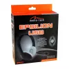 Austiņas MEDIA-TECH MT3573 vadu binaural salokāmas ar mikrofona sviru, 1,9 m kabelis, USB, melnas