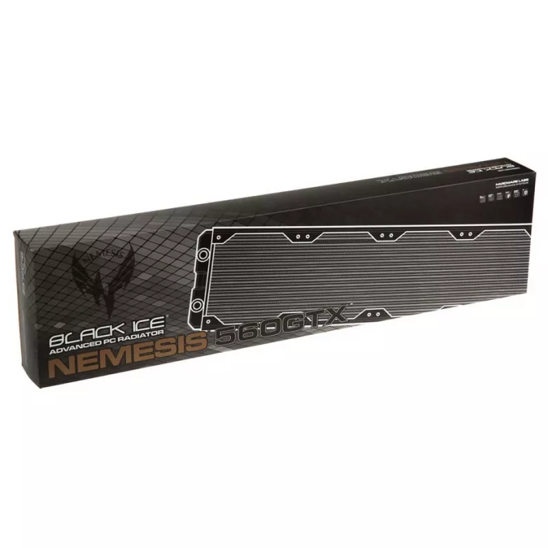 Hardware Labs Black Ice Nemesis GTX 560 radiators, 560 mm, melns