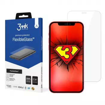 3MK FlexibleGlass ekrāna aizsargstikls iPhone 12/12 Pro