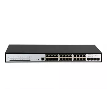 Pārvaldāms komutators Extralink Chiron Pro 24x RJ45 1000Mb/s PoE 4x SFP+ L3 370W