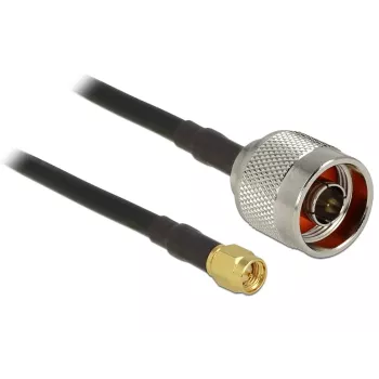 Koaksiālais kabelis CFD200 DeLOCK 89420 2.5 m SMA melns