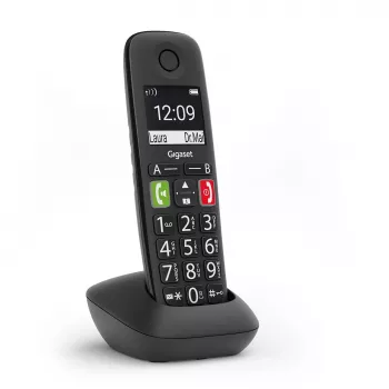 Gigaset Hearing Aid.DECT E290HX papildu bezvadu klausule, melna