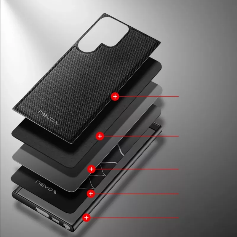 StyleShell NYLO, tālruņa maciņš melns, Samsung Galaxy S24 Ultra