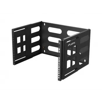 Sienas stiprinājuma 19 collu statnis LANBERG 6U, dziļums 497x400/240 mm, modelis FB01-5406-10B