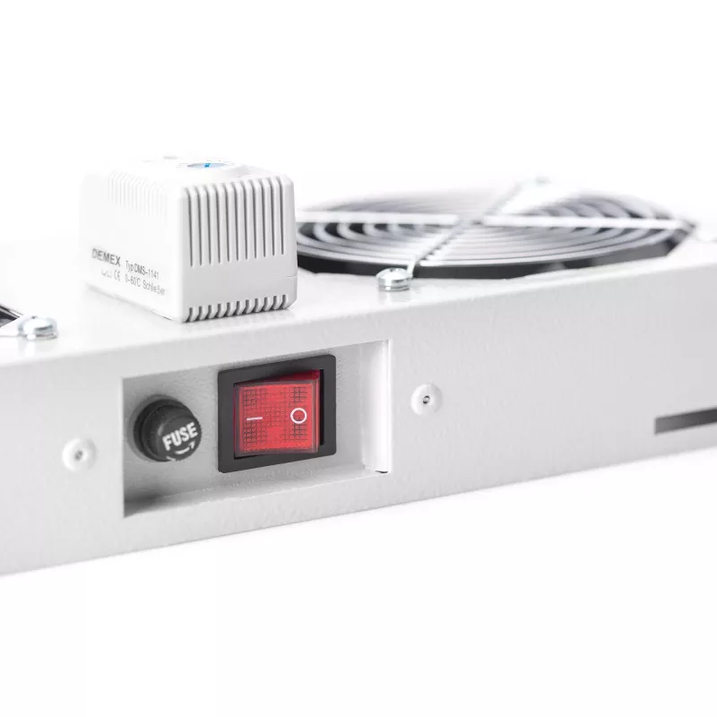 Jumta ventilācijas bloks Digitus DN-19 FAN-2-WM-T