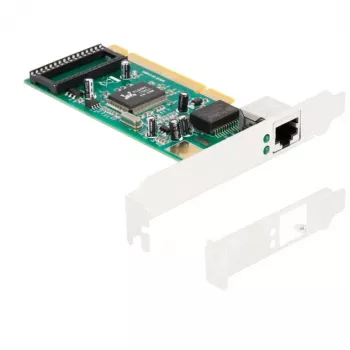 DeLOCK PCI karte uz 1 x RJ45 Gigabit LAN, ar pilna augstuma un zema profila kronšteinu