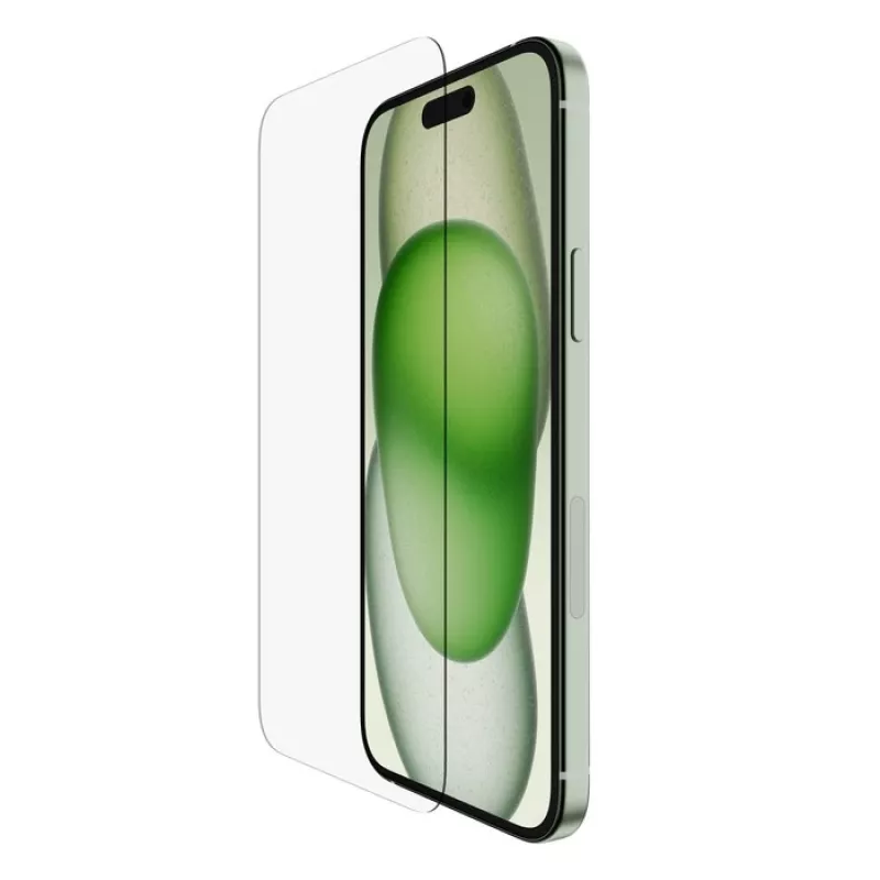 Ekrāna aizsargs Belkin ScreenForce iPhone 16 Plus antibakteriāls rūdīts stikls