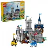 Konstruktors LEGO Creator 3-in-1 Viduslaiku bruņinieku pils komplekts 31168 — 1371 detaļas, 6 minifigūras, vecumam 9+