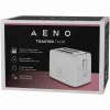 Tosteris AENO ATS0002W ar 2 spraugām, 780–930 W, 220–240 V 50–60 Hz, 3 režīmi, 7 apbrūnināšanas pakāpes, balts