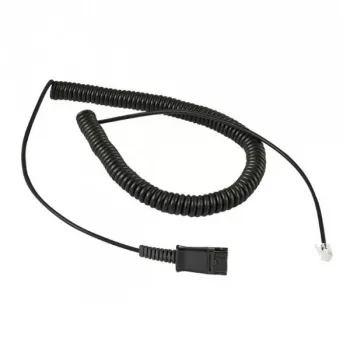 Telefona kabelis ALLNET 100-002-P melns 50g