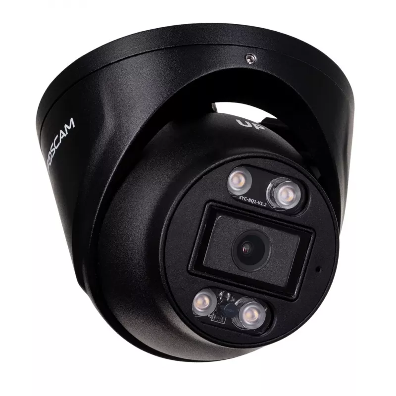 FOSCAM T8EP 8MP POE IP kamera, melna