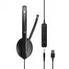 EPOS ADAPT 135 USB II austiņas ar vadu, galvas saite, birojam/zvanu centram, USB Type-A, melna
