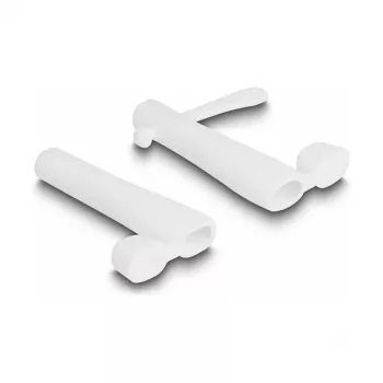 DeLOCK aizsargvāciņu komplekts USB Type-C vīrišķajam savienotājam un Apple Lightning vīrišķajam savienotājam, 2 gab., balts
