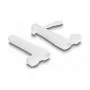 DeLOCK aizsargvāciņu komplekts USB Type-C vīrišķajam savienotājam un Apple Lightning vīrišķajam savienotājam, 2 gab., balts