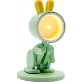 LED galda lampa RealPower 486318 zaļa dzeltena 1 spuldze ar bateriju