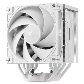 Gaisa dzesētājs DeepCool AK700 Digital WH, 120 mm ventilators, atbalsta AM5/AM4/LGA 1700/1200/1155/1151/1150, balts