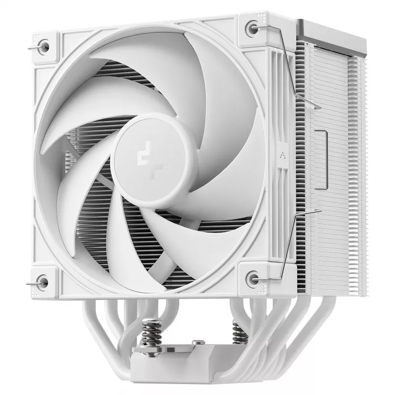 Gaisa dzesētājs DeepCool AK700 Digital WH, 120 mm ventilators, atbalsta AM5/AM4/LGA 1700/1200/1155/1151/1150, balts