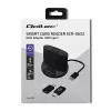 Viedkartes lasītājs Qoltec 50632 USB 2.0 Melns 1 m kabelis