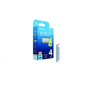 Uzlādējamās baterijas PANASONIC ENELOOP AA 2000 mAh 4 gab. (BK-3MCDE/4CP)