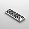 AKKO spēļu klaviatūras korpuss MonsGeek M7 VIA Barebone komplekts sudraba krāsā — barebone mehāniskās klaviatūras šasija, saderīga ar VIA programmaparatūru