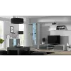 Cama TV statīvs SOHO 180 balts/pelēks glancēts