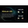 Galvas lukturītis Nitecore HU2000, 10 LED, USB uzlādējams litija jonu, alumīnijs+polikarbonāts, IP68 ūdensizturīgs