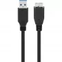 USB A uz Micro-USB B kabelis GOOBAY 95026 — 1,8 m, tēviņš-tēviņš, melns