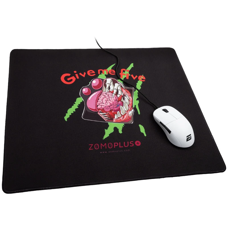 Peles paliktnis ZOMOPLUS Give Me Five Gaming 500×420 mm, melns