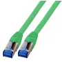 EFB-Elektronik RJ45 komutācijas kabelis Cat.6A S/FTP TPECat.7 īpaši elastīgs zaļš 1,5 m ražotājs: EFB Elektronik (K5525FGN.1,5)