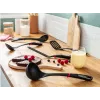Pasta karote Tefal K20602, silikons, karstumizturīga līdz 220 °C, melna, TPR rokturis