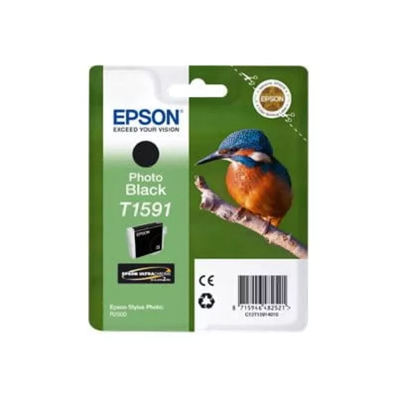 Cartridge EPSON Tinte Photo Melns T1591 1 x 17 ml Ultrachrome Hi-Gloss2